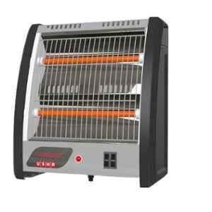 Usha 800W Dual Rod Grey Tip Over Protection Quartz Room Heater, 4302N