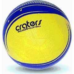 Nivia Craters vb488 Volleyball, Size: 4 (Standard Yellow, Black, Blue)
