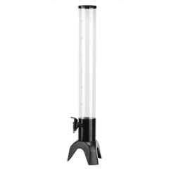 Khushi Udyog 3 Litre Black Beer Tower Dispenser with Tap & Ice Tube & LED Light
