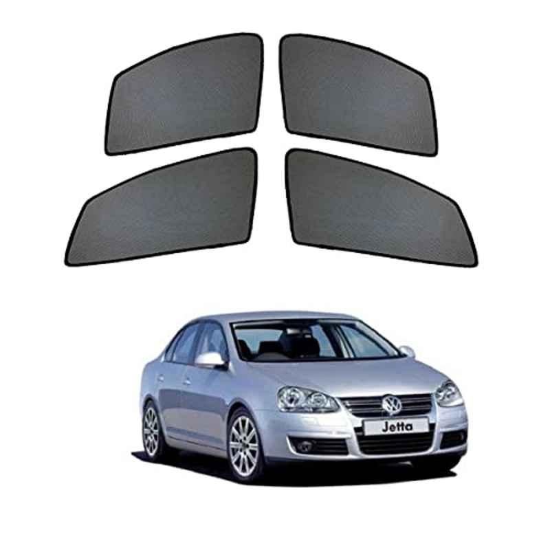 Kozdiko 4 Pcs Half Magnetic Black Car Sun Shade Set for Volkswagen Old Jetta 2008-2015