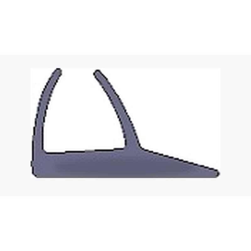 Avinya 49.2x25.4mm EPDM Dense Black U-Type Gasket, AIEP-1107