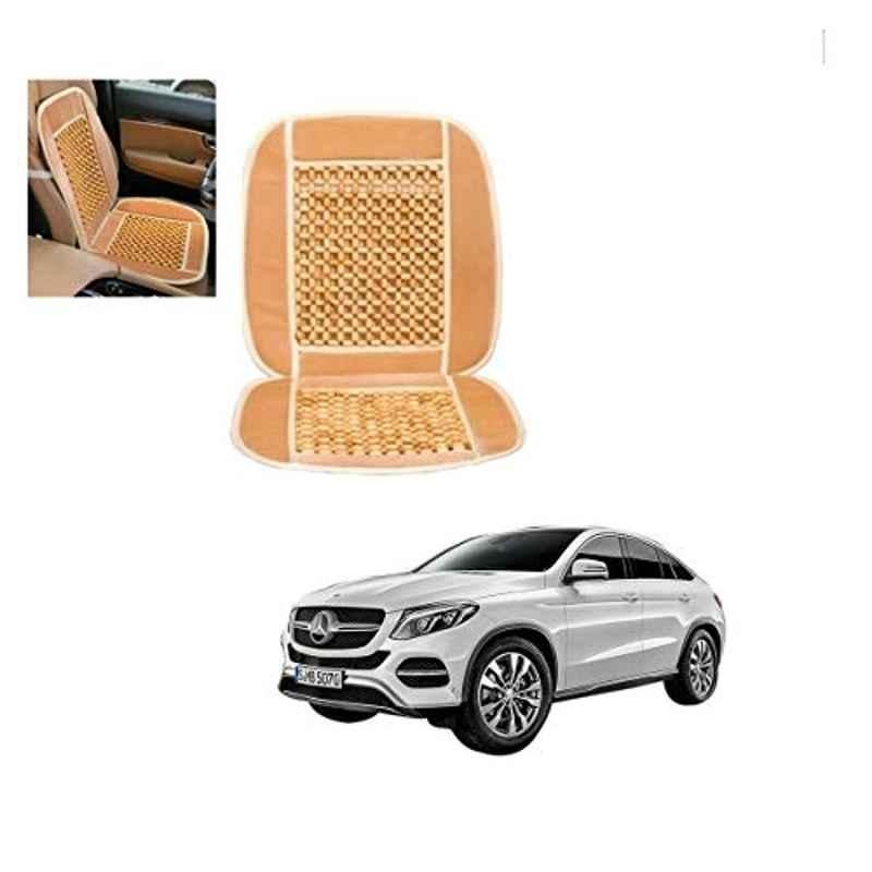 Kozdiko Wooden Bead Seat with Beige Velvet Border for Mercedes Benz GE-Class