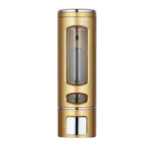 Elegant Casa 400ml Plastic Golden Wall Mounted Liquid Soap Dispenser