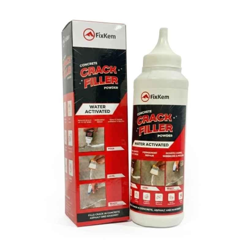 FixKem 250g Grey Crack Filler Powder for Concrete, Asphalt & Masonry