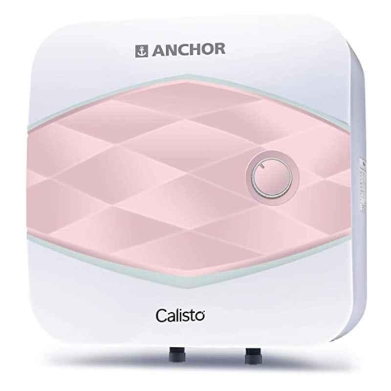 Anchor Calisto 25L 2000W 5 Star White & Pink Instant Water Heater, WSASP25GW01A