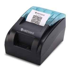 Shreyans 58mm Black USB & Bluetooth Direct Thermal Printer, KP206