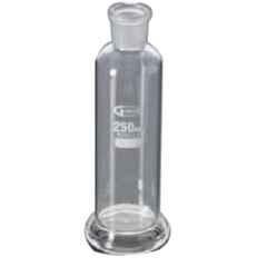 Glassco 250ml Glass Boro 3.3 Narrow Amber Serialized Volumetric Flask, 134.236.08A (Pack of 5)