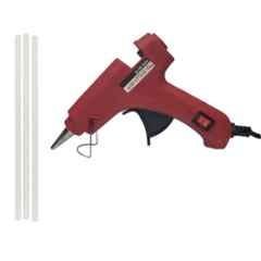 Bandook 20W Red Glue Gun with 3 Pcs Transparent Glue Sticks