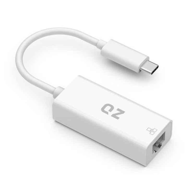 QZ USB 3.1 Type C to RJ45 Gigabit Ethernet Adapter, QZ-AD06