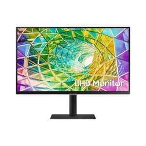 Samsung 27 inch Black 4K UHD Monitor with 60Hz Refresh Rate & IPS Panel, LS27A800NMWXXL