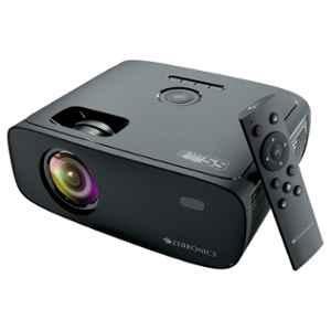 Zebronics PixaPlay 55 150 inch 8000lm 1080p Smart Projector with 4K Support, Quad Core Processor, Bluetooth, HDMI, USB, Wi-Fi, microSD, AUX, APP Support & Miracast