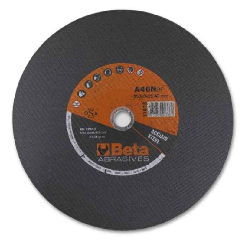 Beta 11018 350mm A46N Abrasive Ultra Thin Steel Cutting Disc with Flat Centre, 110180035