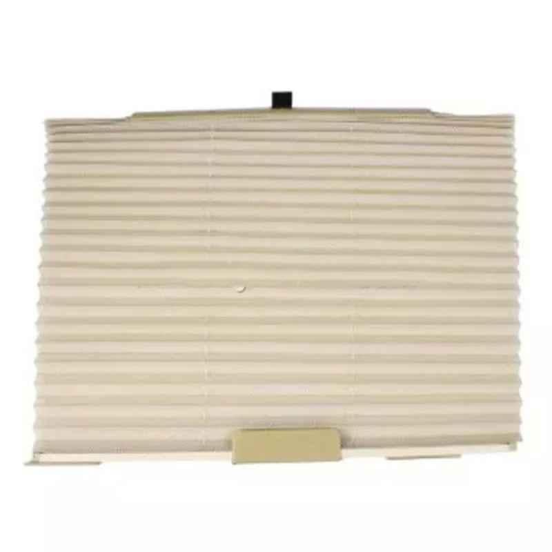 Oscar Beige Plastic, Vinyl 60x40 cm Sun Shades (Pack of 2)