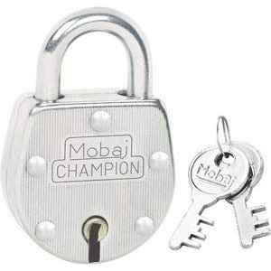 Mobaj Champion 40mm Alloy Steel Silver Padlock