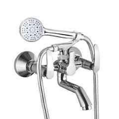 IRIS Brass Chrome Finish 2-in-1 Wall Mixer Set