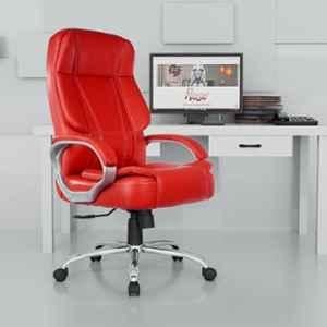 Rose SpaceX Leather Red High Black Executive Chair