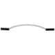 Aquieen 160mm Malleable Chrome Black Wardrobe Cabinet Pull Handle, KL-716-160-CP (Pack of 2)