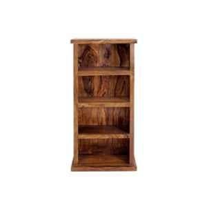 Angel Furniture 46x23x100cm Honey Glossy Finish Solid Wood Bookshelf, AF-120