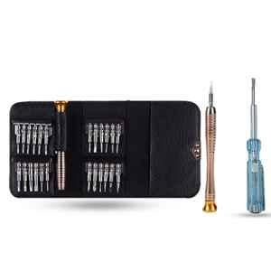Hillgrove 25-in-1 Portable Pocket Screwdriver & Line Tester Set, HGCM1267