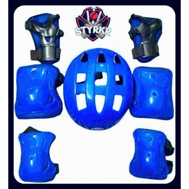 STYRKR Blue Protective Skating/Cycling Guard Kit | Multi Sport Gear for Kids 177 Cycling KitKIT-187