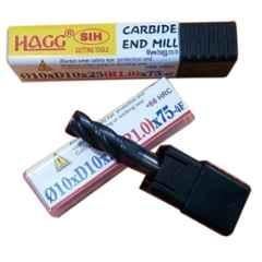 Hagg 10xD10x25(R1.0)x75-4F Carbide End Mill