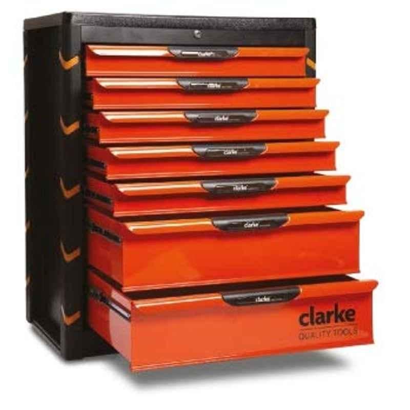 Buy Clarke Tool 7 Drawer Chest, Orange/Black Online At Best Price in UAE