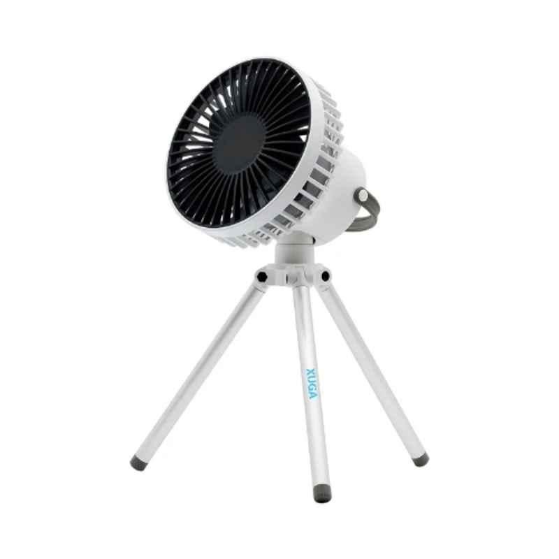 Xuga Zuvo F21 2000mAh Black & White Air Cooling Fan with 1 Year Warranty for Hotel, Outdoor & Household Use
