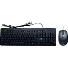 HP KM150 Black Wired Keyboard & Mouse Combo, 7J4H2AA