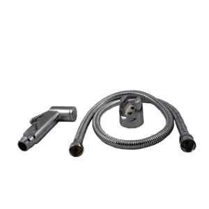 Elegant Casa Milltion 1821 ABS Health Faucet with Wall Hook & 1.5m Stainless Steel Chrome Finish Hose