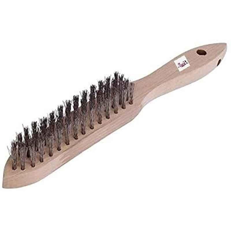 Abbasali Steel Wire Brush with Wooden Handle