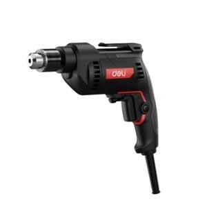Deli DE-DZ10-2E 500W 10mm Black & Red Corded Electric Drill Machine