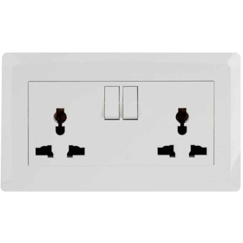 Terminator Wall Plate 2 Universal Sockets TWS 2SU