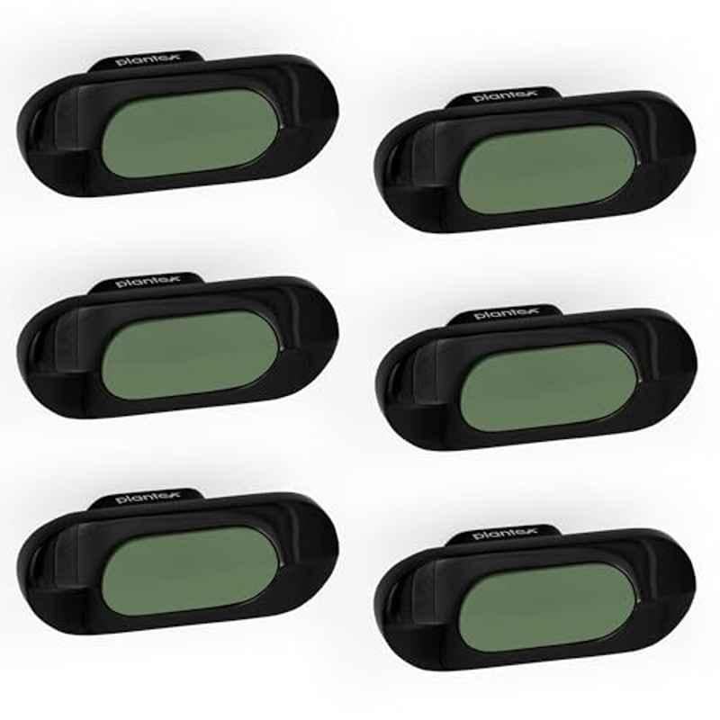 Plantex Knobs for Drawer/Drawer Knobs/Oval Knob for Cabinets/Drawer Handle/Pull-Push Knob for Kitchen/Bedroom Drawers (Pack of 6) SH-432, DC-Black & Green