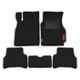 Elegant Carry 5 Pcs Polypropylene Black Car Floor Mat Set for Hyundai Accent Viva (2001-2007)