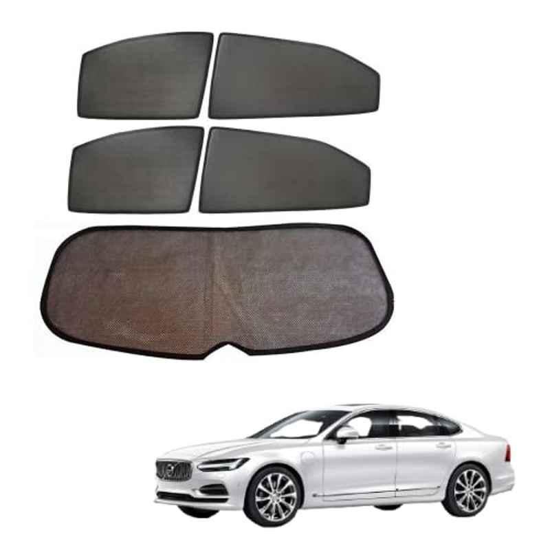 Kozdiko 5 Pcs Mesh Black Fixed Window & Rear Sun Shades Set for Volvo S90