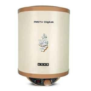 Usha Misty Digital 25L 2000W 5 Star Ivory Cherry Blossom Water Storage Heater with Kit