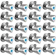 Senkiddpro Triangle Stainless Steel Chrome Finish Wall Mounted Angle Cock (Pack of 20)