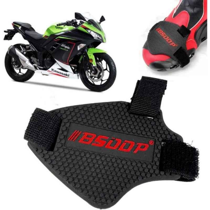 Auto Pearl Red & Black Silicone Gear Shift Shoe Protector Shifter Cover for Ninja