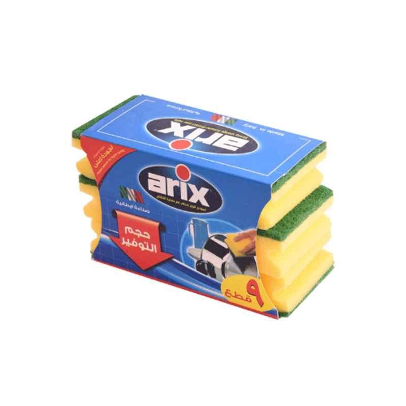 Arix 9 Pcs Grip Cleaning Sponge, ARX-0079P