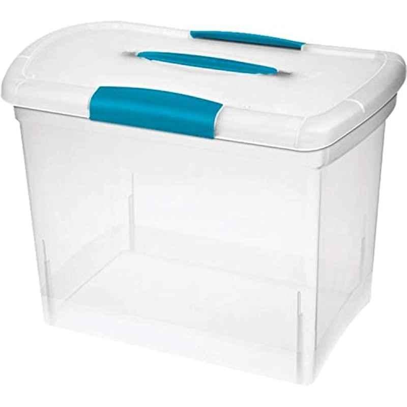 Sterilite Plastic Clear Showoffs Latched Storage Box, 110980, Size: Large