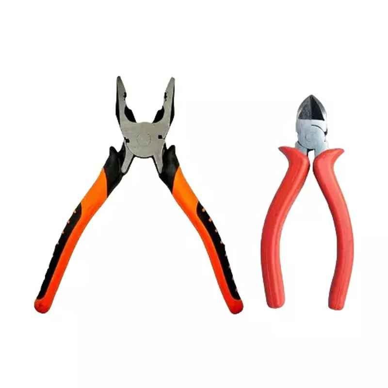 Sky Blue 2 Pcs 7.8 inch Lineman Plier Combo, SBE_PLIER_COMBOS_COMBO_324