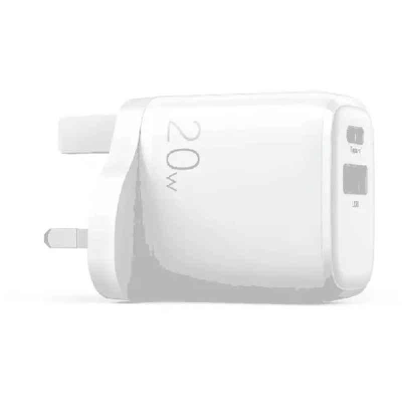 Max PD+QC3.0 20W Dual Port Fast Charger, DCUK01