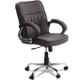 Mezonite KI 215 Brown Medium Back Leatherette Office Chair