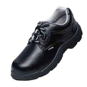 Liberty Freedom Vijyata-1A Steel Toe Synthetic Leather Work Safety Shoes, Size: 6