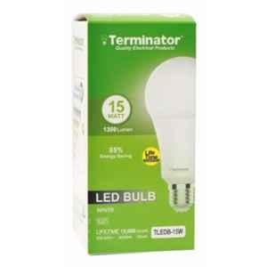 Terminator 15W 220-240V E27 6500K White LED Bulb, TLEDB-15W