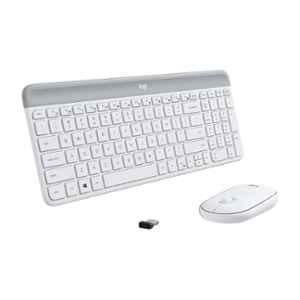 Logitech MK470 Off White Wireless Keyboard & Mouse with 2.4 GHz USB Receiver Combo, 920-009443