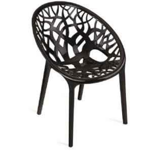 Nilkamal Crystal IBK Plastic Black Outdoor Chair