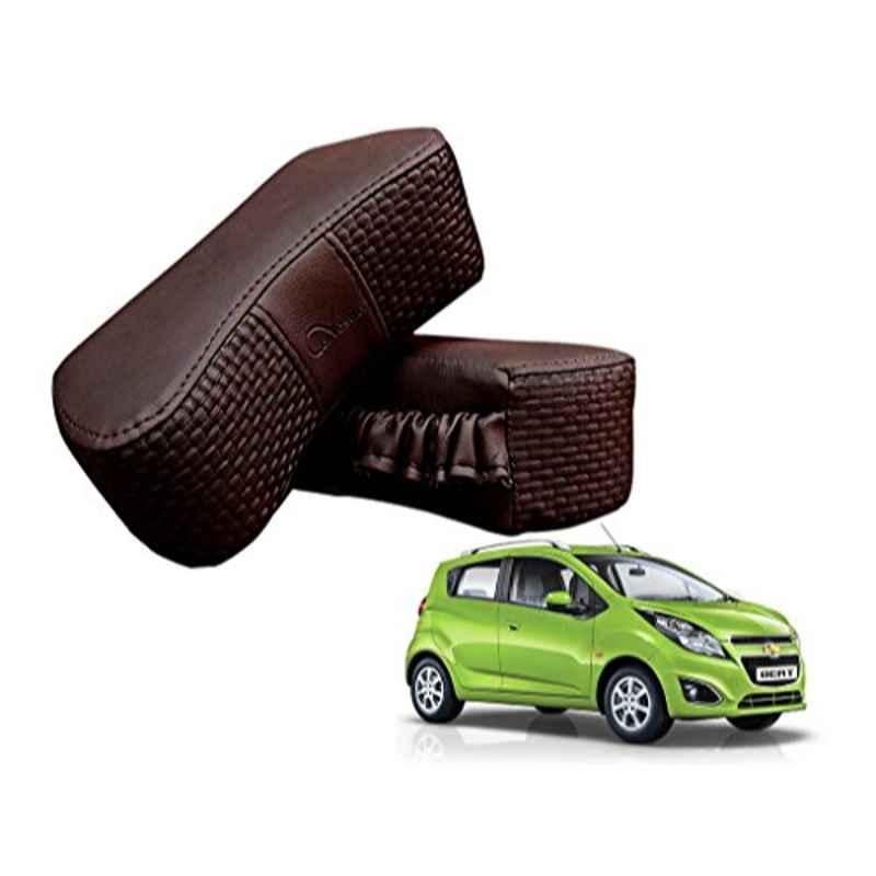 Kozdiko 2 Pcs Memory Foam Cola Neck Rest Cushion Pillow Set for Chevrolet Beat