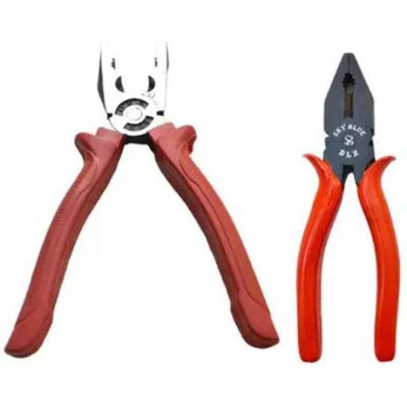 Sky Blue 2 Pcs 7.8 inch Groove Plier Combo, SBE_PLIER_COMBO_MOD_00984