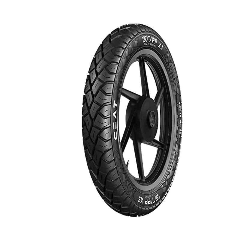 Buy Ceat Gripp X3 100 90 17 55 P GRIPP X3 Tubeless Bike Tyre for